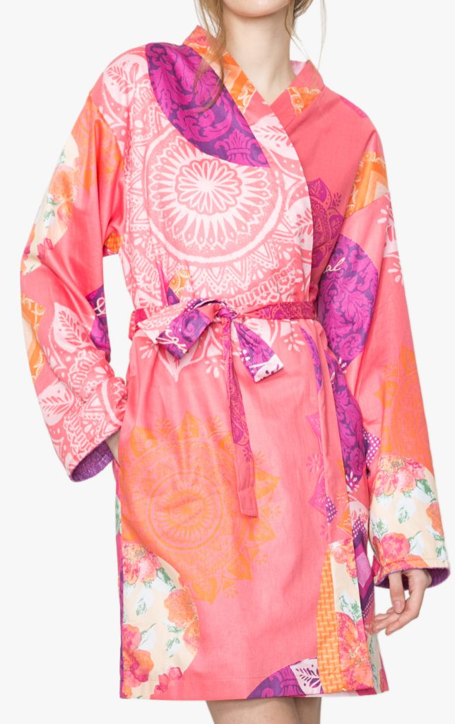 Gevoerde kimono van Desigual in kort damesmodel-0