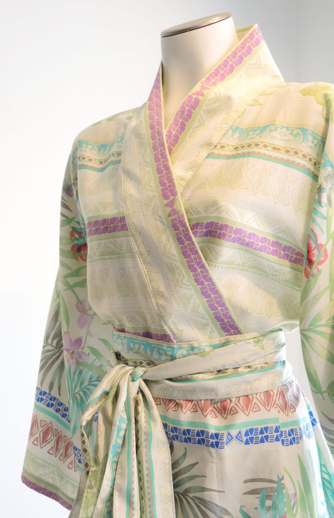 Zomerse kimono bedrukt met verschillende motieven van Bassetti-1505