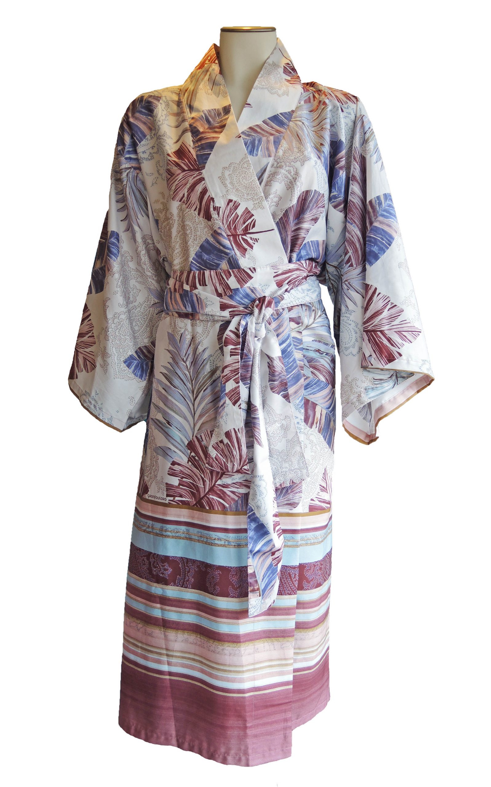 Design kimono met palmblad- en paisleymotieven van Bassetti-0